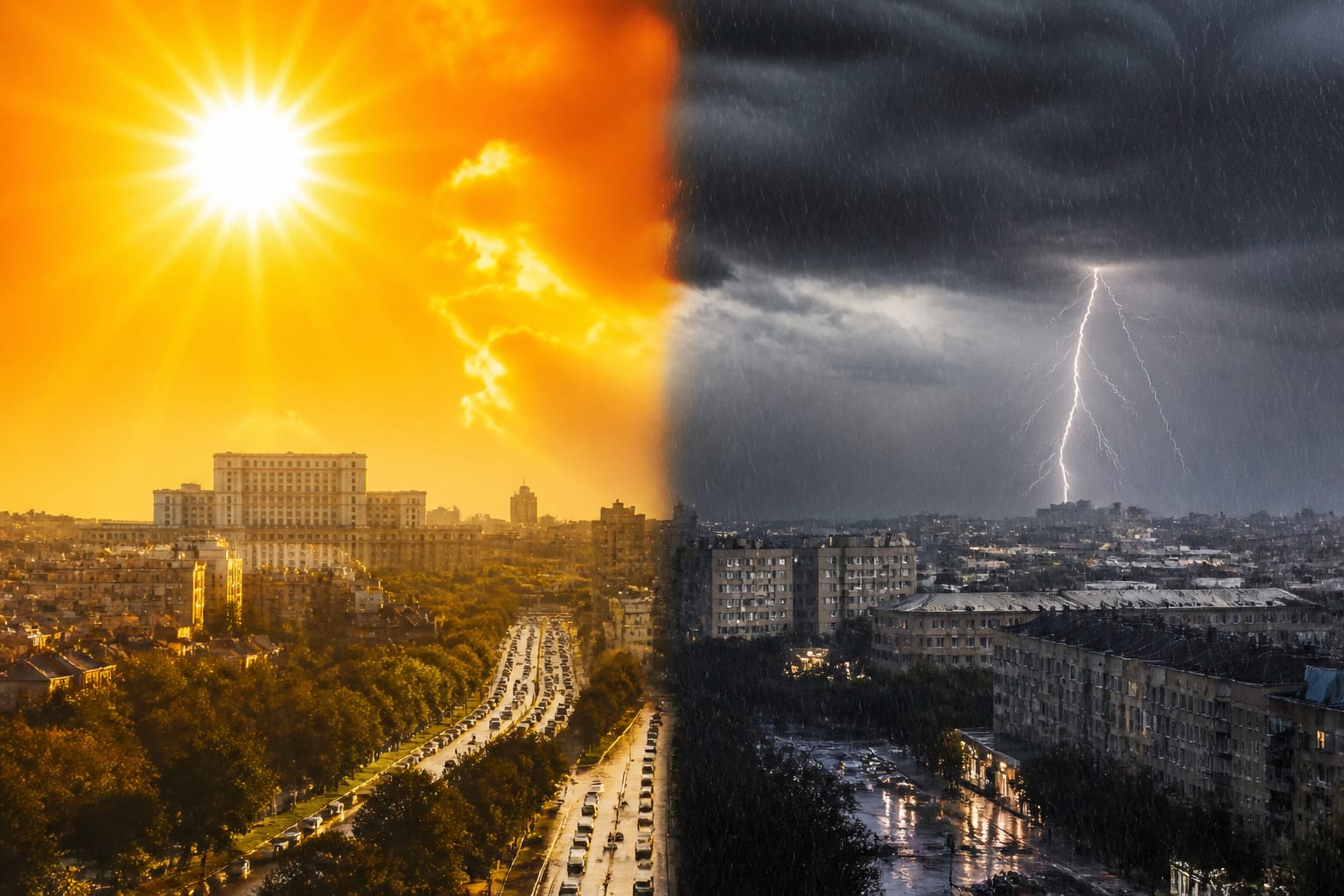 Avertisment pentru locuitorii Capitalei. Se schimba totul dupa cele 39 de grade